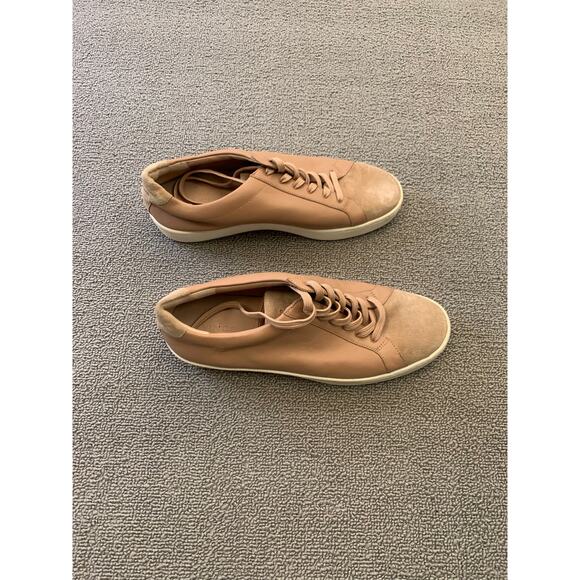 VINCE Women 7 Janna Suede Leather Low Top Lace Up Sneaker - Picture 12 of 15